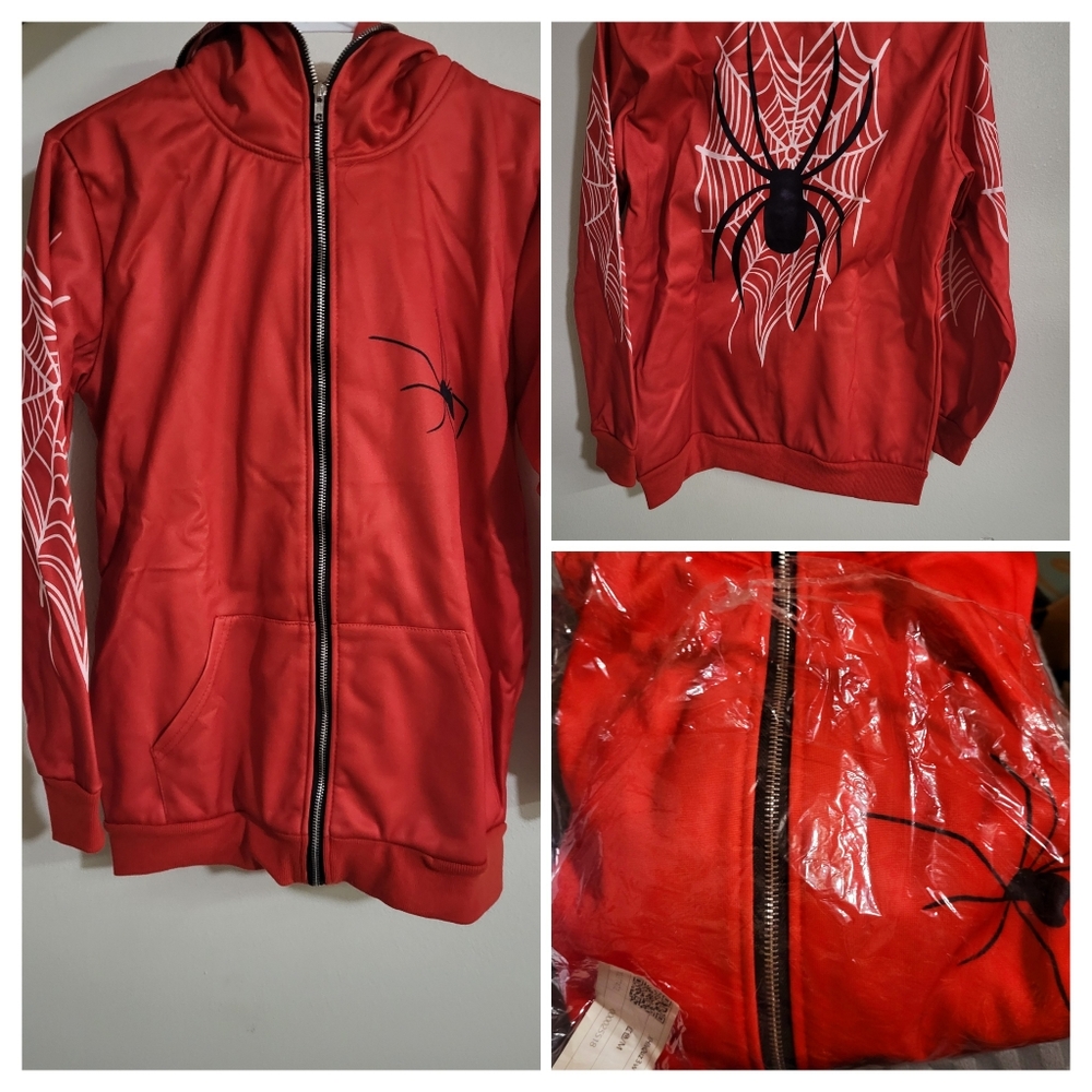 Red Spider Web Hoodie